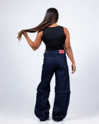 Dark Pants with Hidden Zipper/Jorts, photo 2