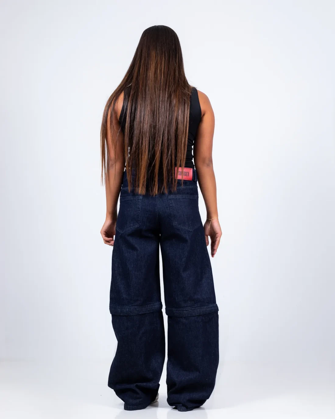 Dark Pants with Hidden Zipper/Jorts, photo 3