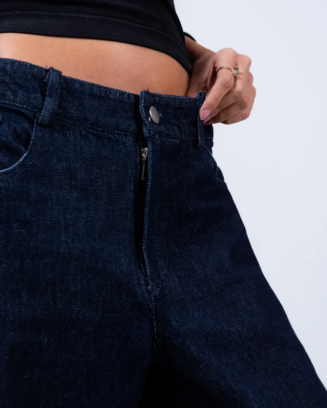 Dark Pants with Hidden Zipper/Jorts, photo 4
