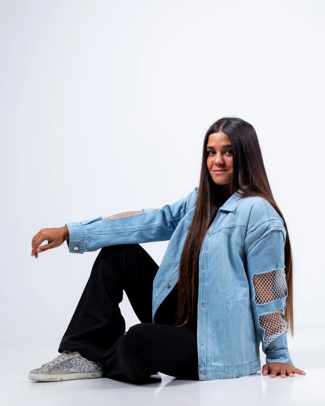 Mesh Denim Jacket, photo 2